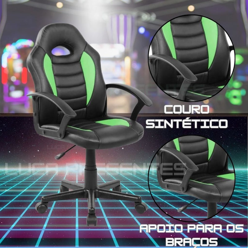 Cadeira Gamer Couro Sinteticoㅤㅤㅤ⭐⭐⭐⭐⭐ (cópia)