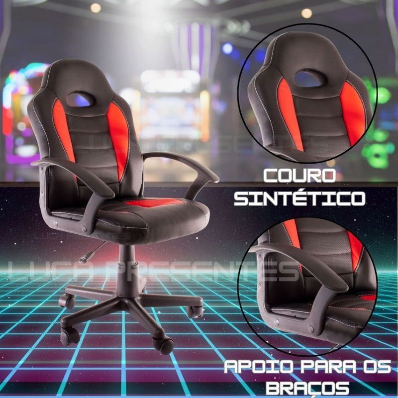 Cadeira Gamer Couro Sinteticoㅤㅤㅤ⭐⭐⭐⭐⭐ (cópia)